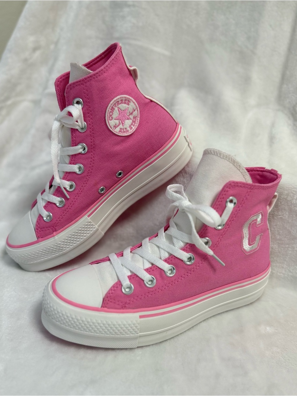 Converse Lift Platform Oops Pink Size 6